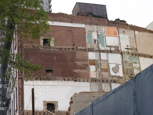 exposed building in NYC