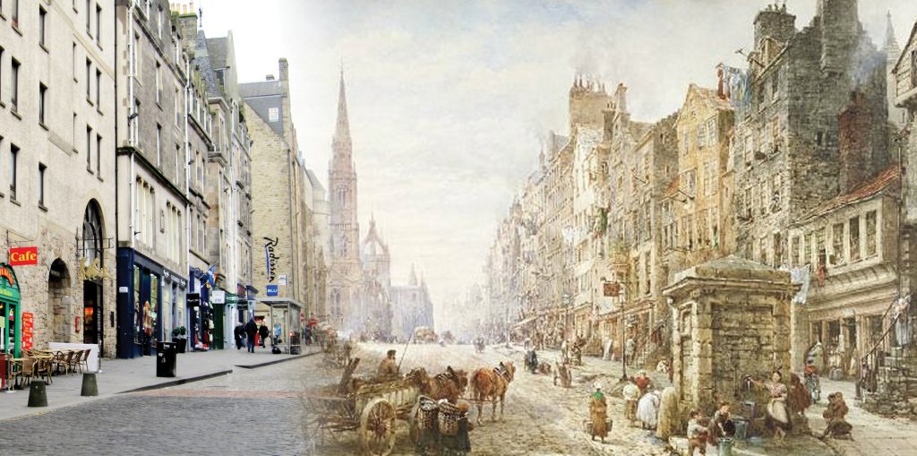 Edinburgh then and now